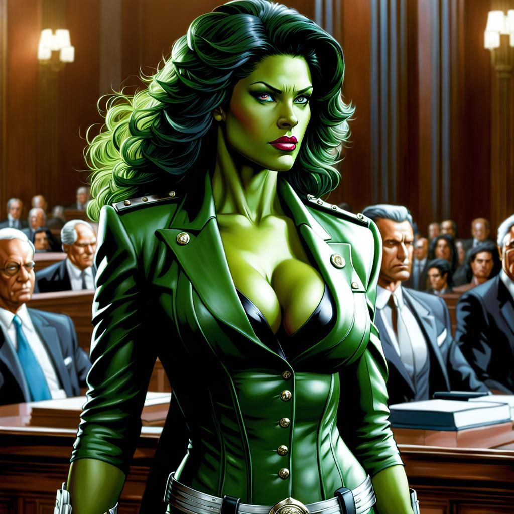 She-Hulk in the courtroom #2