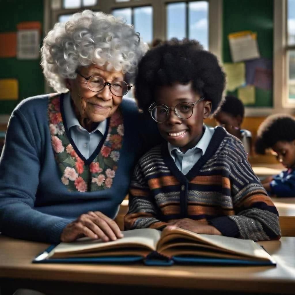 Afro Hairstyle Portrait