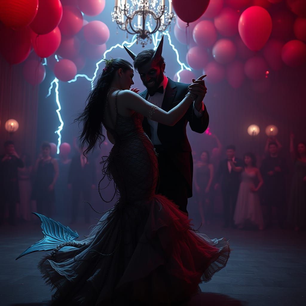 Siren Monster Dances in Underwater Homecoming Ball