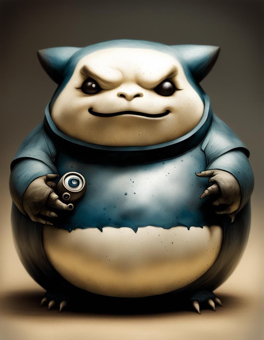 Demonic Cyborg Bear Portrait in Volcanic Hyperspace