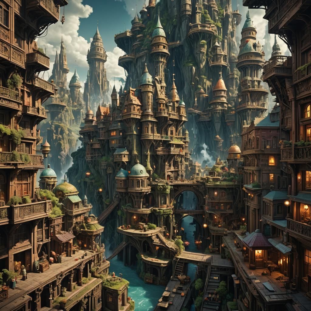 Nostalgic Memories of the Sixties: Digital Matte Painting