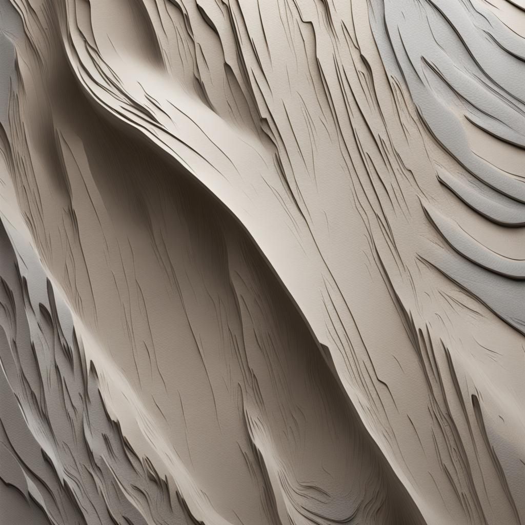 Textural Interplay: Rough Meets Smooth in Expressive Art