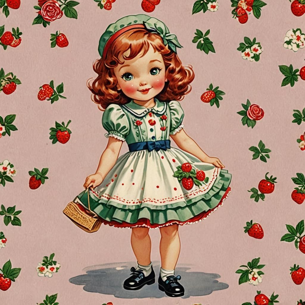 Starberry Shortcake in 1940s Fashion