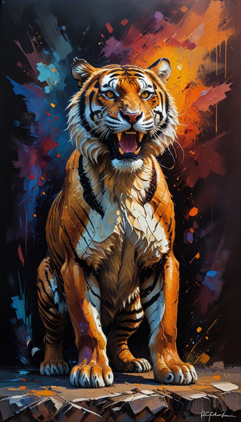 A tiger