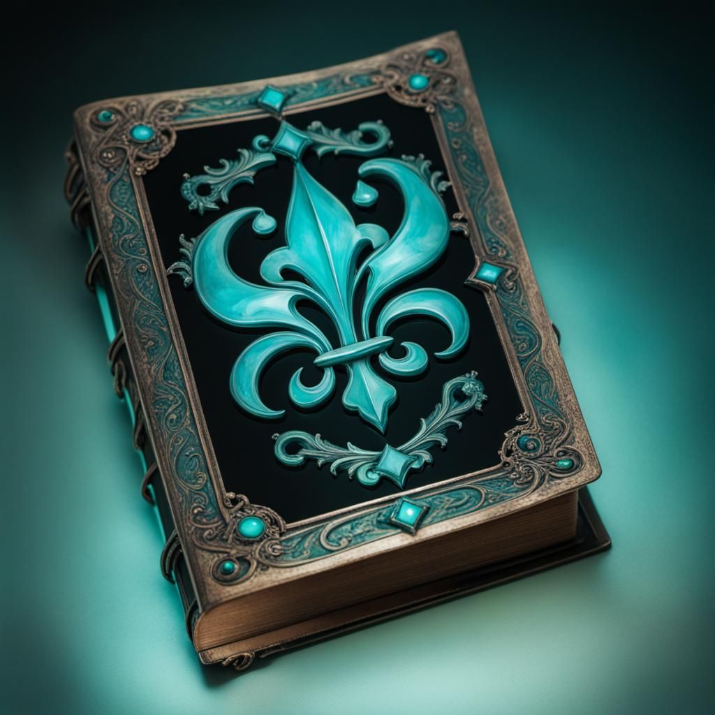 Gothic Book of Forgotten Wisdom in Heavy Metal Style