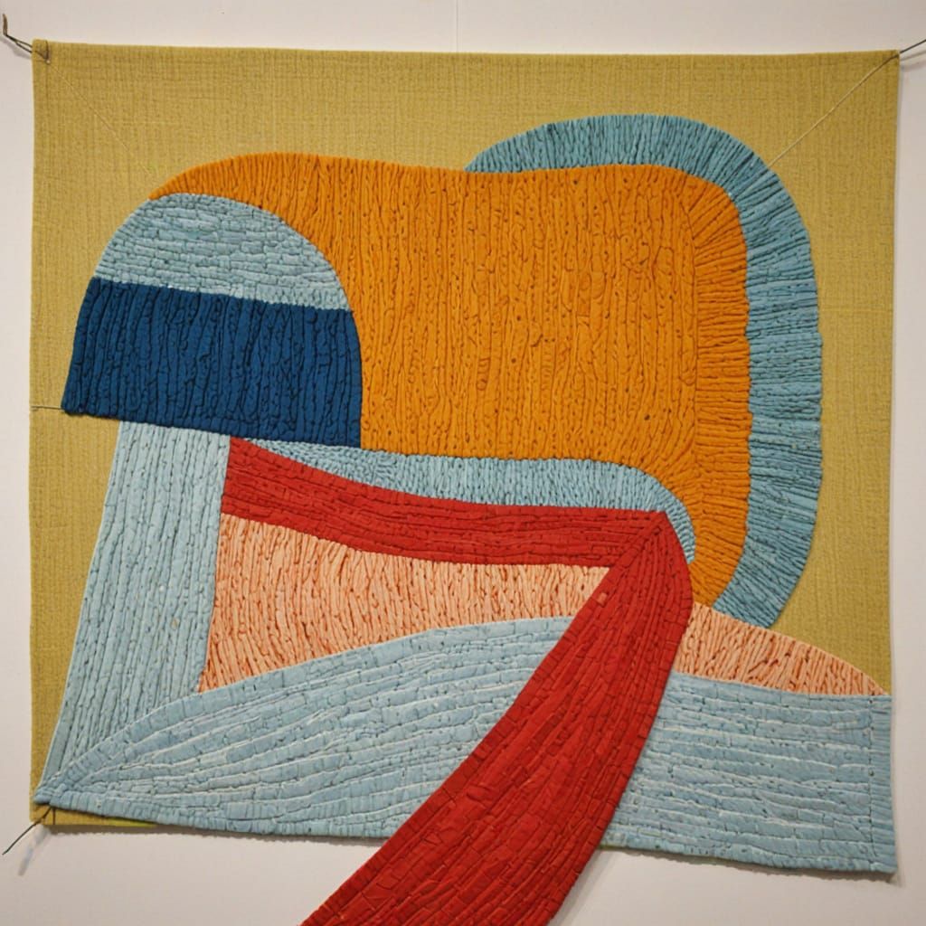 Abstract Art Basel Masterpiece in Quirky Outsider Style