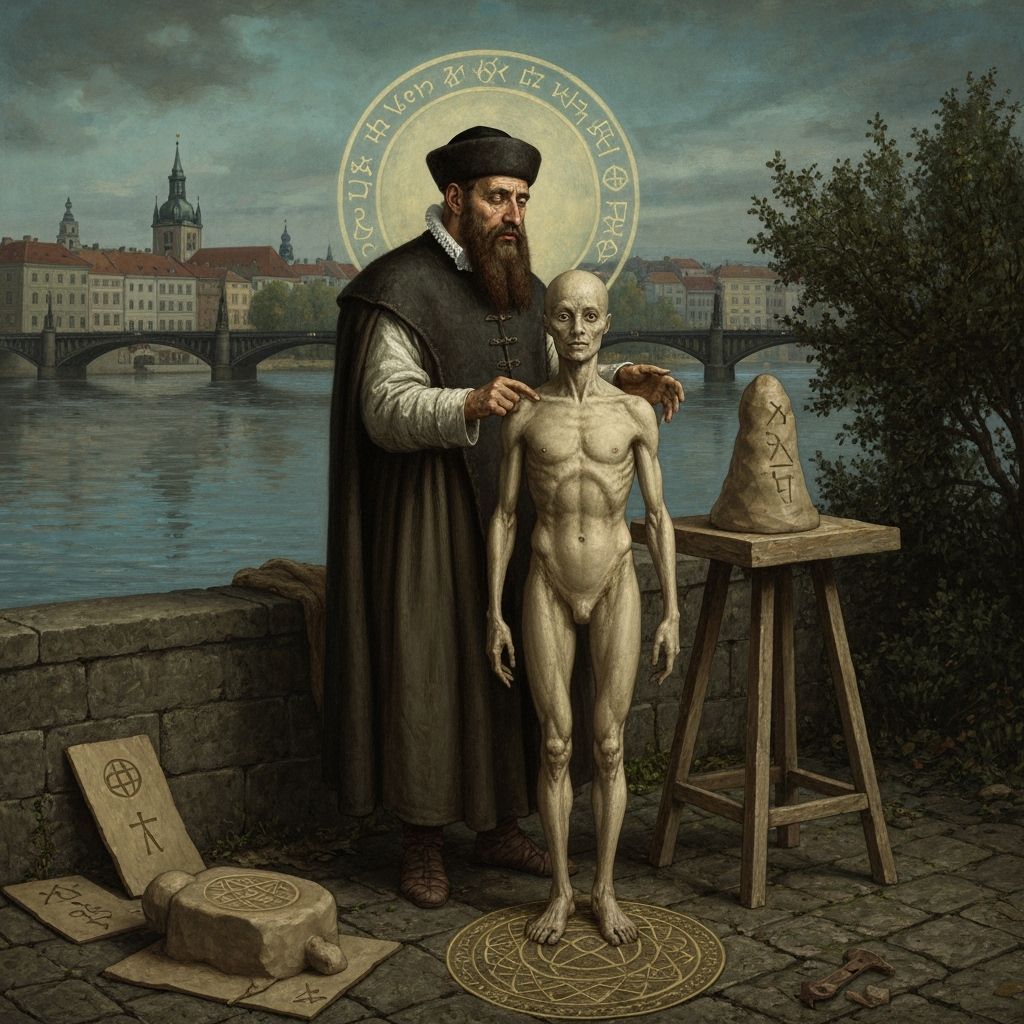 Rabbi Loew Creates the Golem: Gothic Romanticism