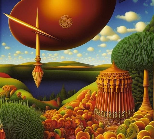 The Codex Seraphinianus as seen by Tamara de Lempicka 13