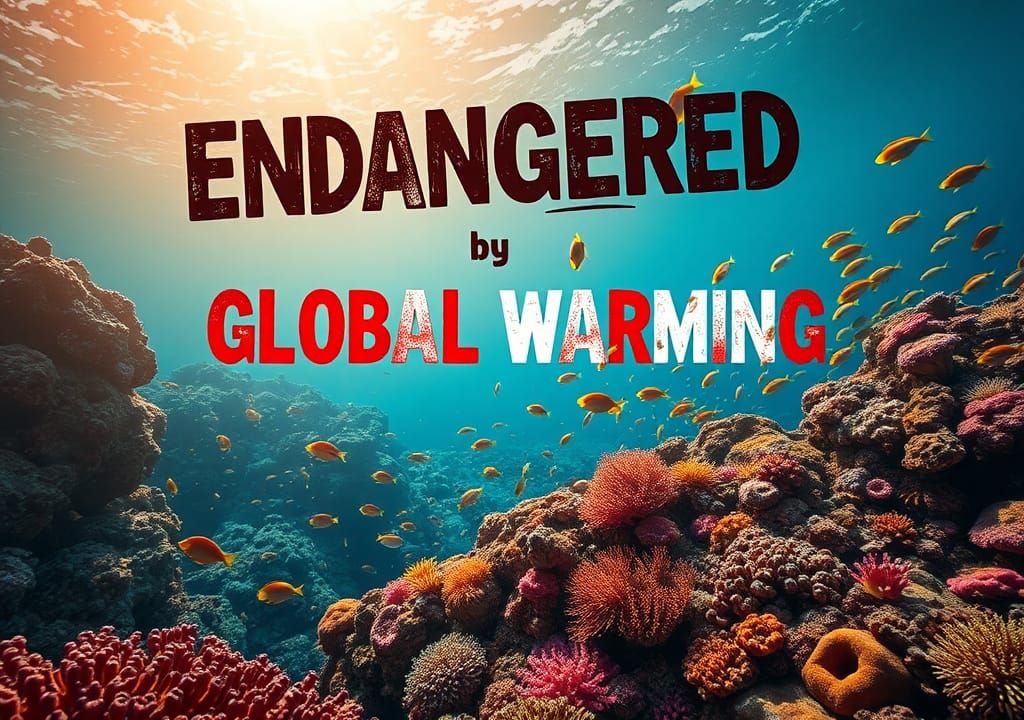 EDANGERED by GLOBAL WARMING