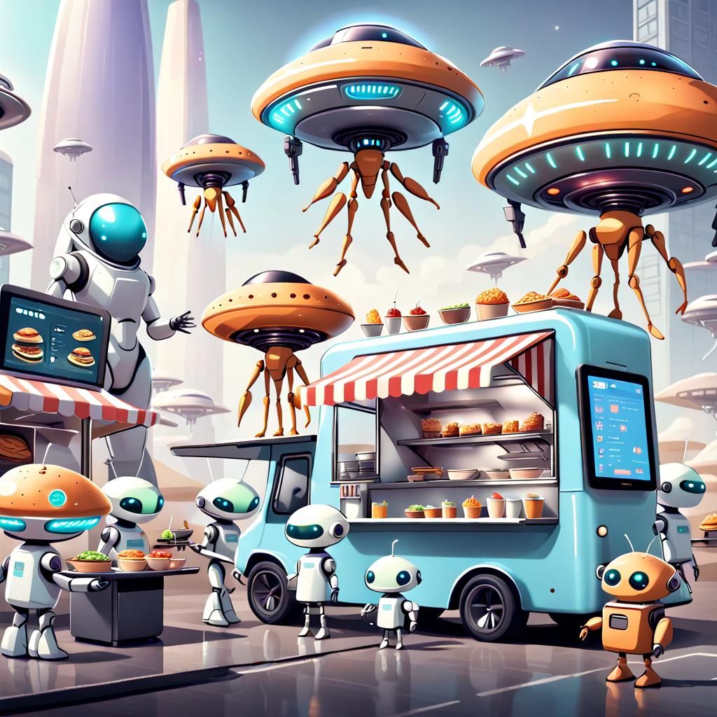 Robots have taken Over the World...but, They Still need Lunc...