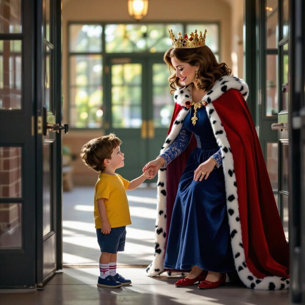 Queen Doris and Caillou Reunion: Live Action Photorealism