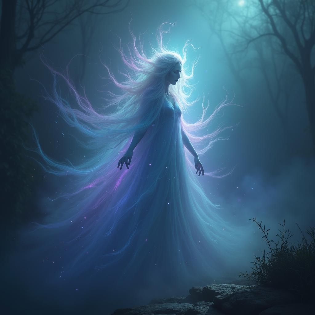Ethereal Entity in a Mystical Realm