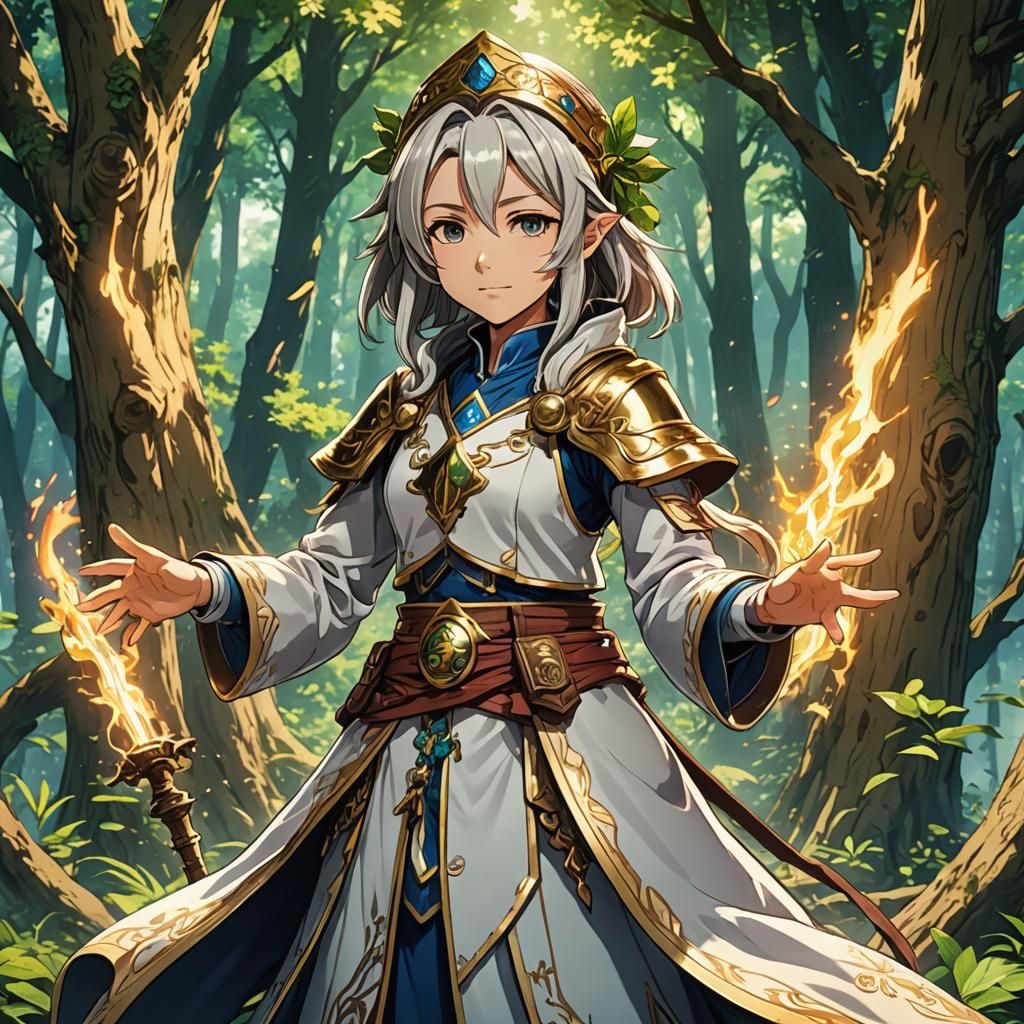 Tailya Brightleaf: Grand Cleric, Anime Art