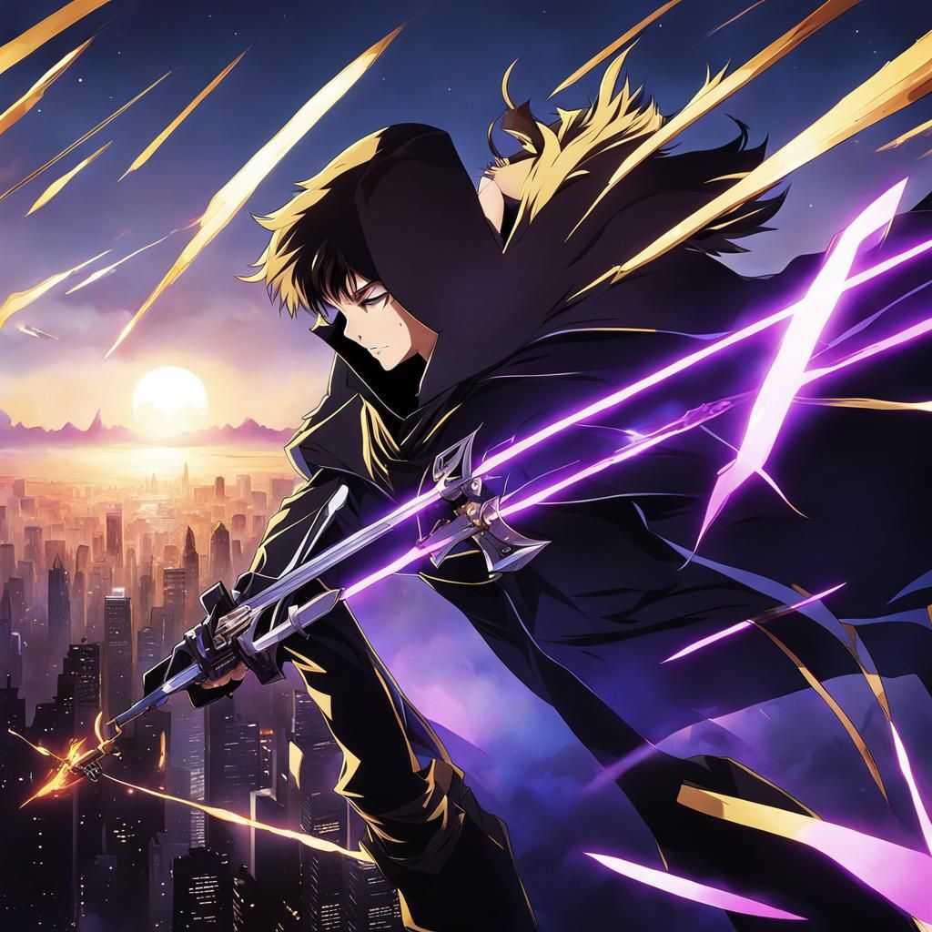 Anime Style Battle Stance