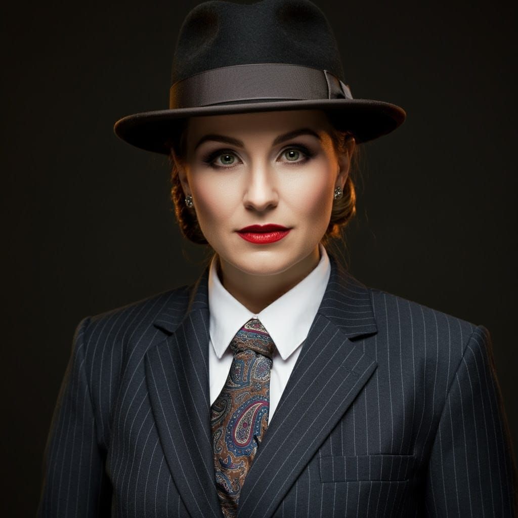 Elegant British Executive in Paisley Tie