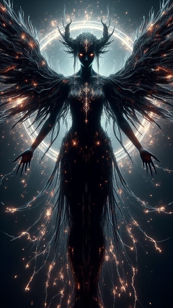 Dark Goddess Emerges from Shattered Dimensional Rift