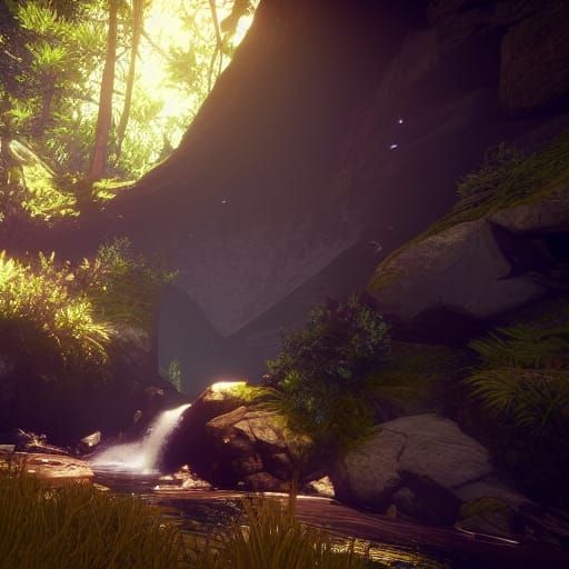 Cayde-6 Enters a Cave at Golden Hour