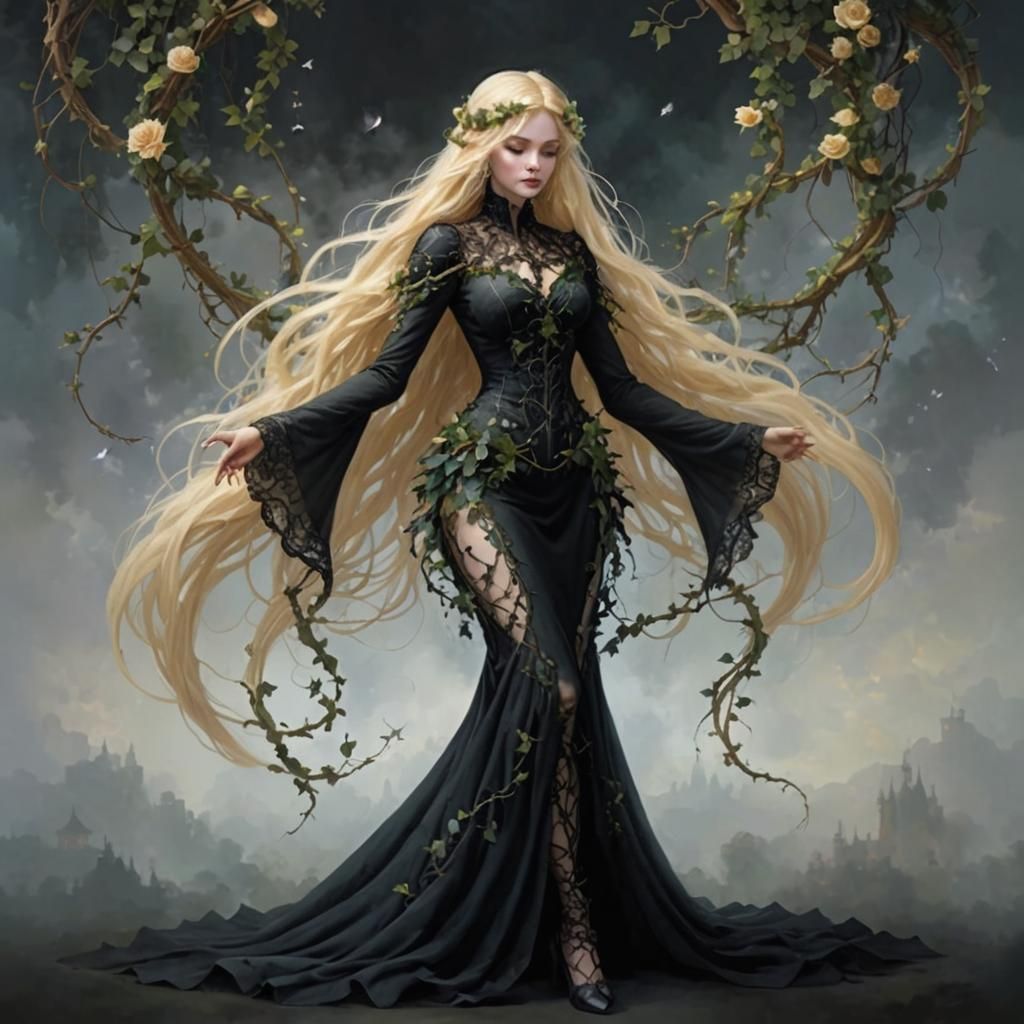 entwined rose vines 6