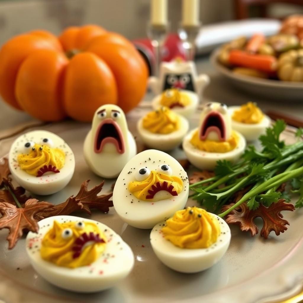 Little Shop of Horrors Deviled Eggs Thanksgiving