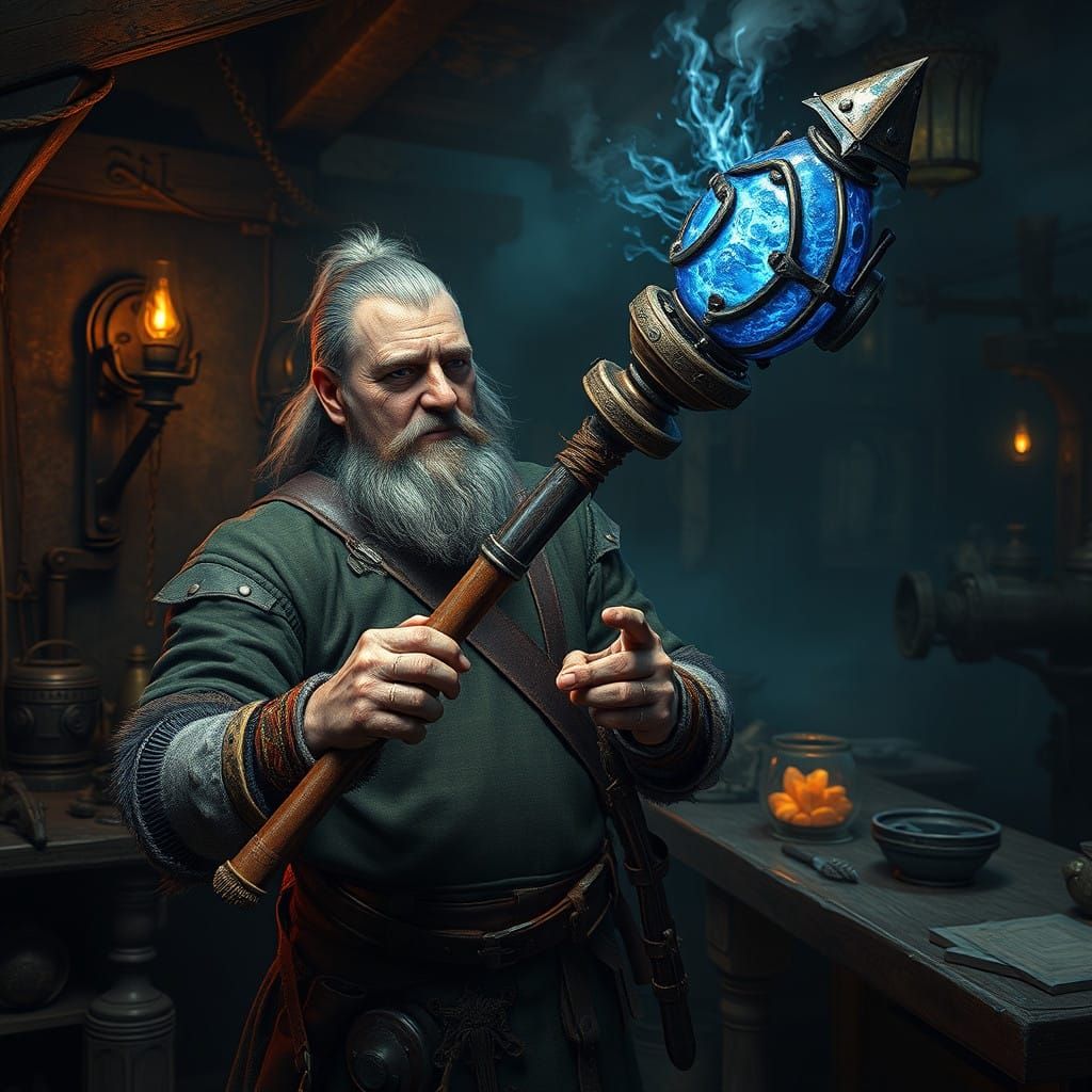 Nord Inventor Skaldak's Frankenstein's Monster Beat-Stick in...