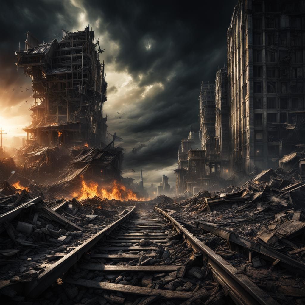 Hyperrealistic Apocalypse in Sharp Focus