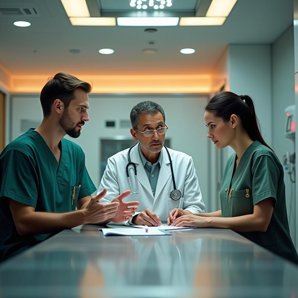 Medical Professionals Discussing Surgical Options