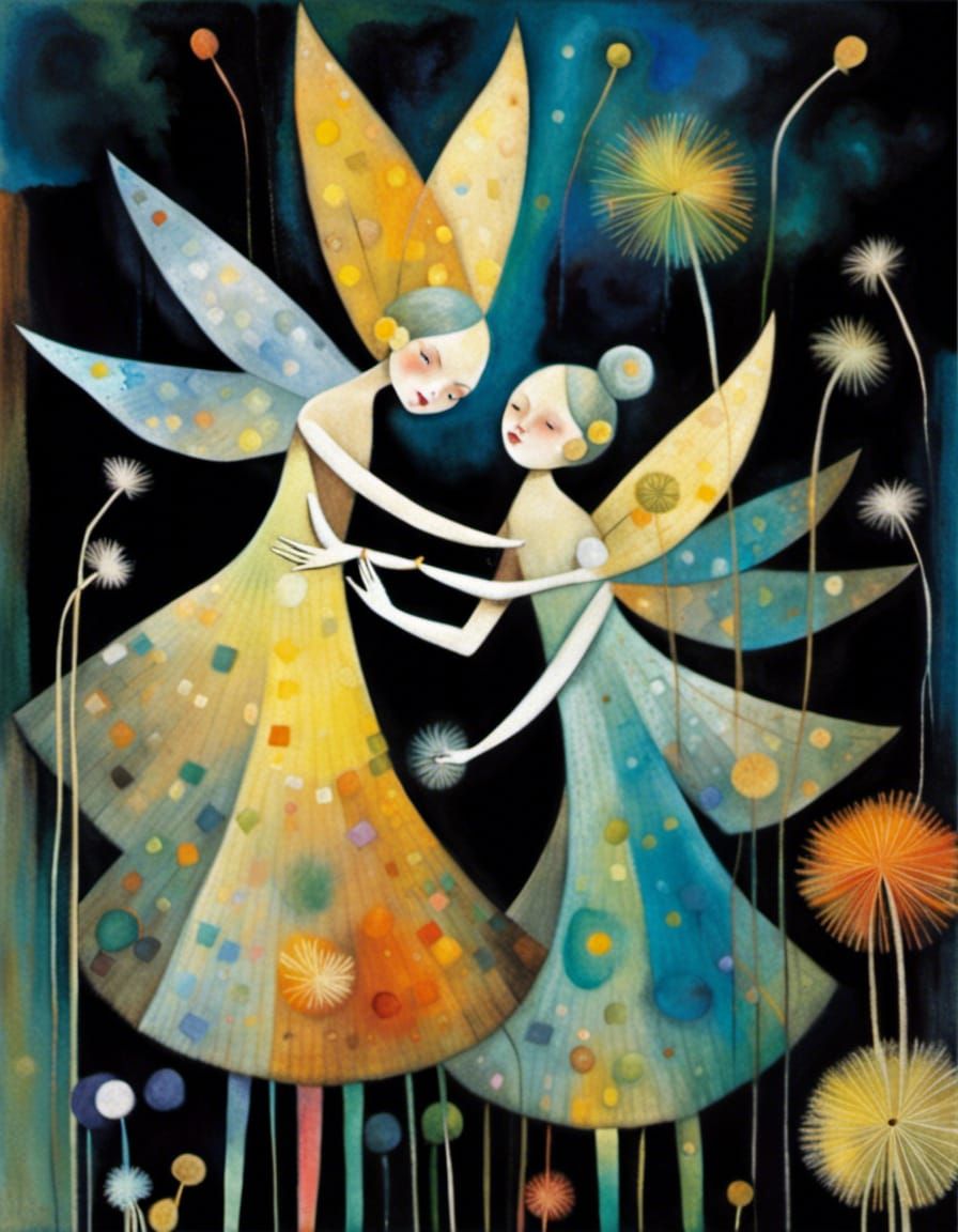 Fairy Dreamscape: Surreal Abstract Art