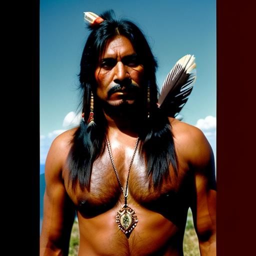 Native American Outlaw: Portrait of Bear Claw