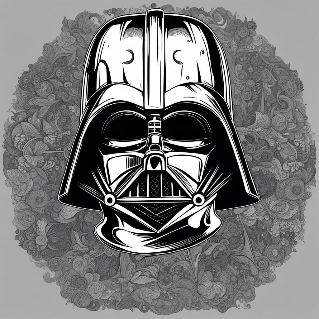 Darth Vader Minimalist Art