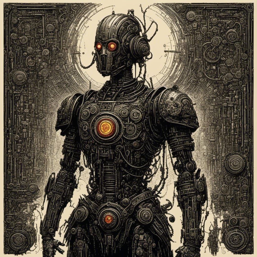Steampunk Medieval Robot Mashup