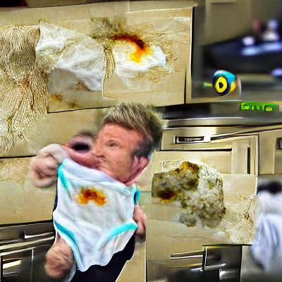 Chef's Kitchen Nightmare: Diaper Discovery