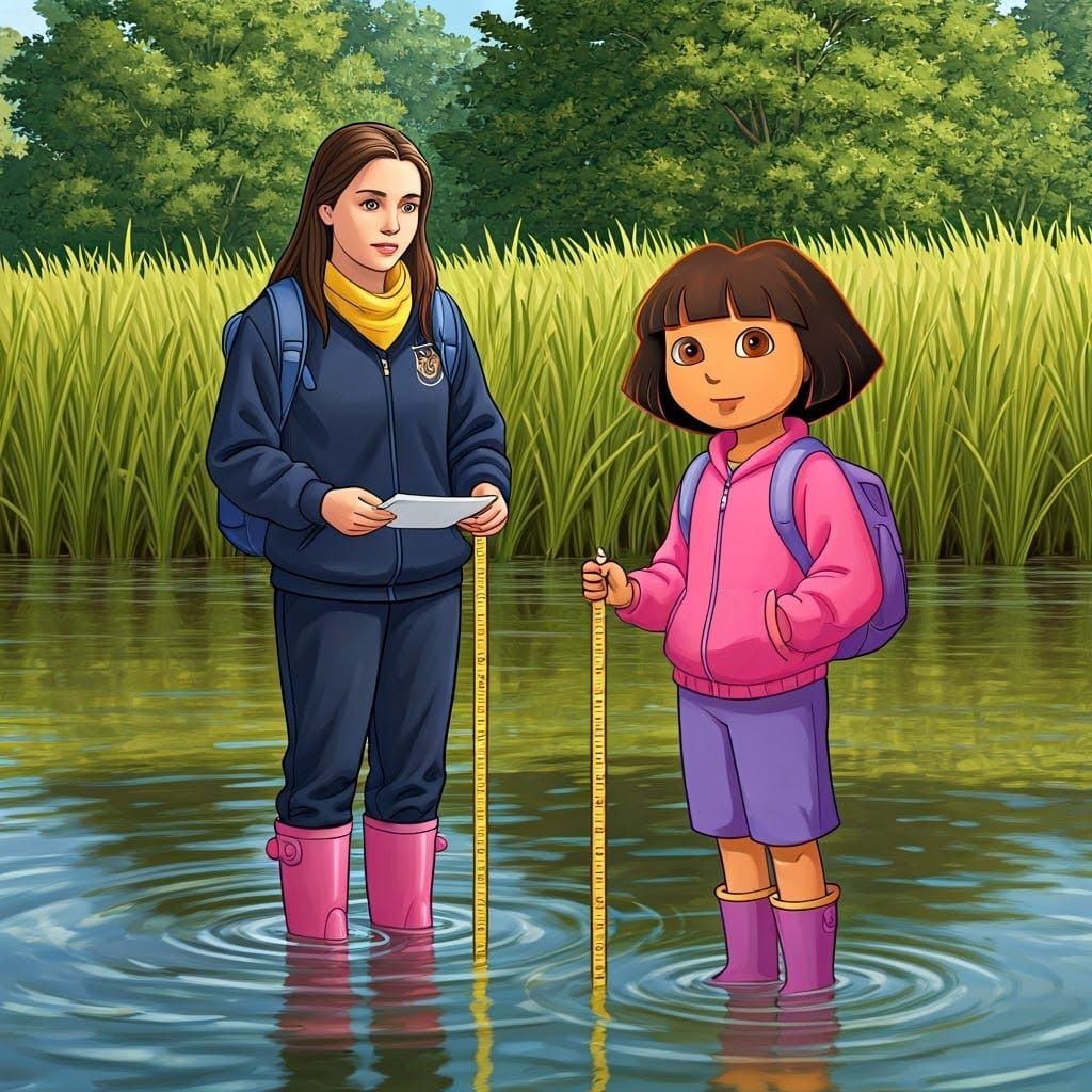 Brittany Miller and Dora Márquez on Geography Field Trip