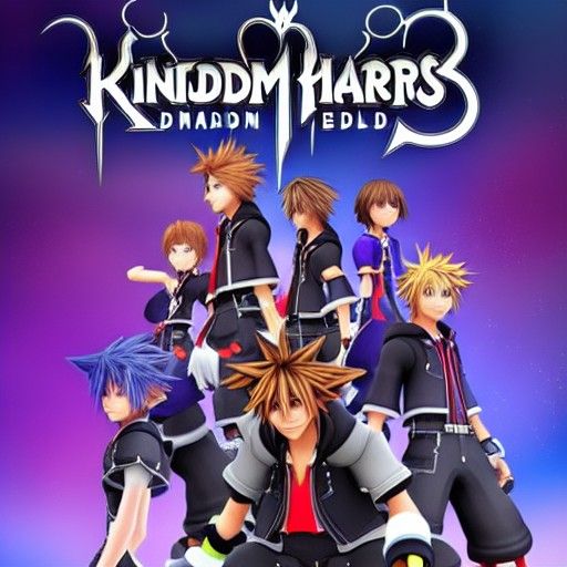 Kingdom Hearts Style Title Screen