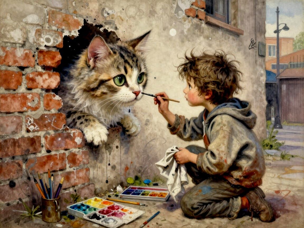 When Imagination Breaks Through the Wall