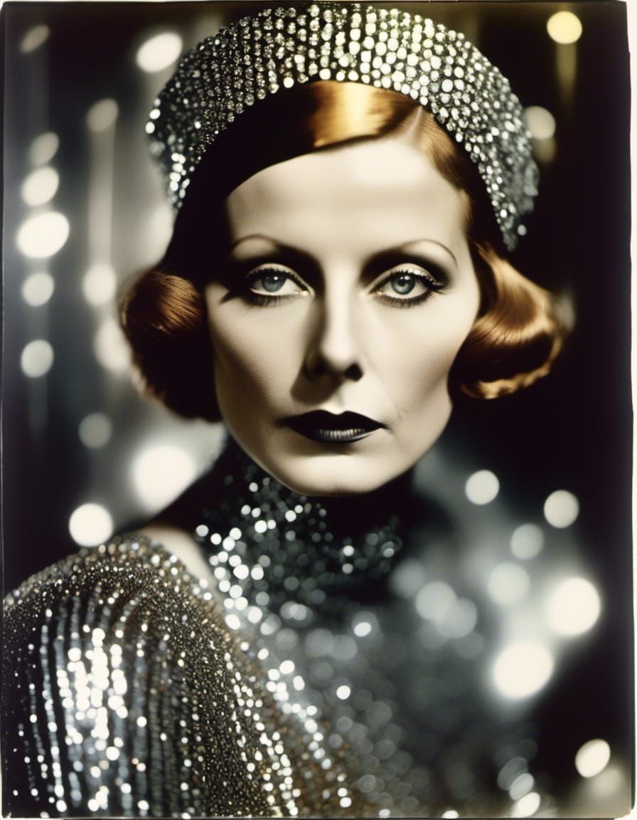 Bohemian Woman Portrait in German Expressionism Style