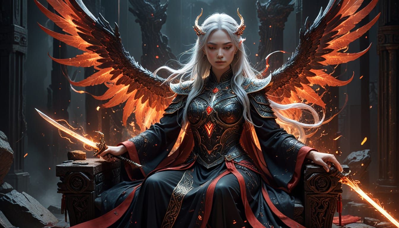 Heavenly Demon Queen on Obsidian Throne