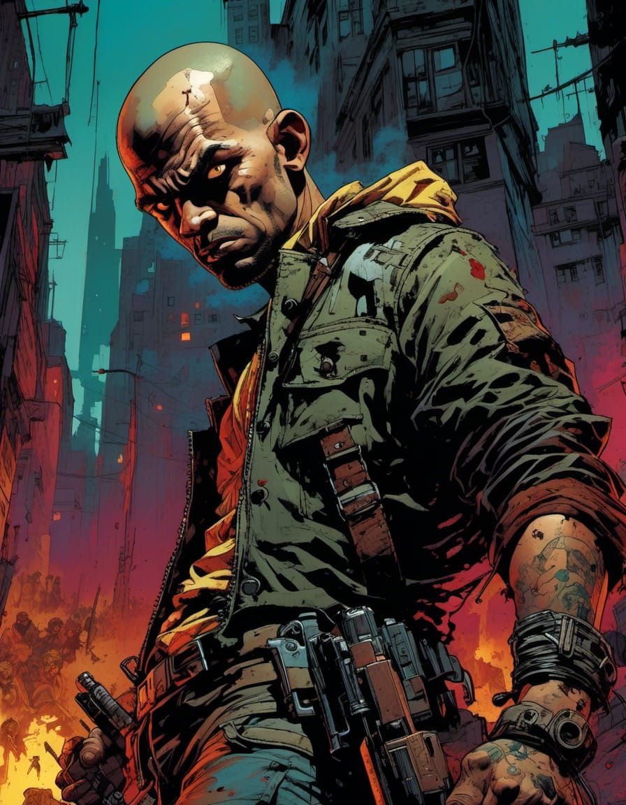 Killing Zombies, Jamie Hewlett Style