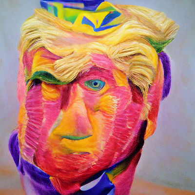 Donald Trump AI Portrait