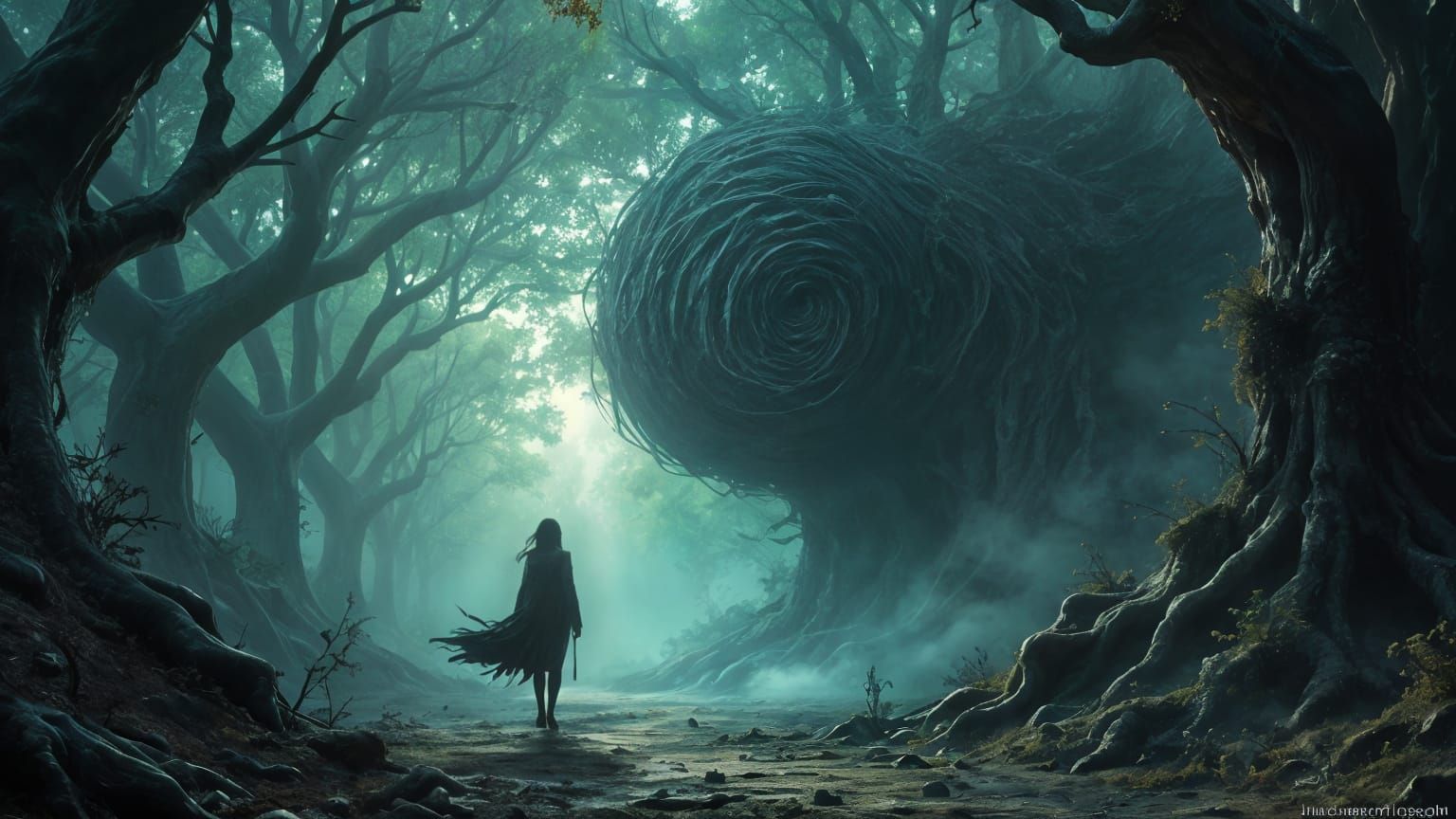 Eldritch Surrealism in Dark Forest