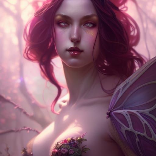 Sensual Fairycore Female Character in 8k