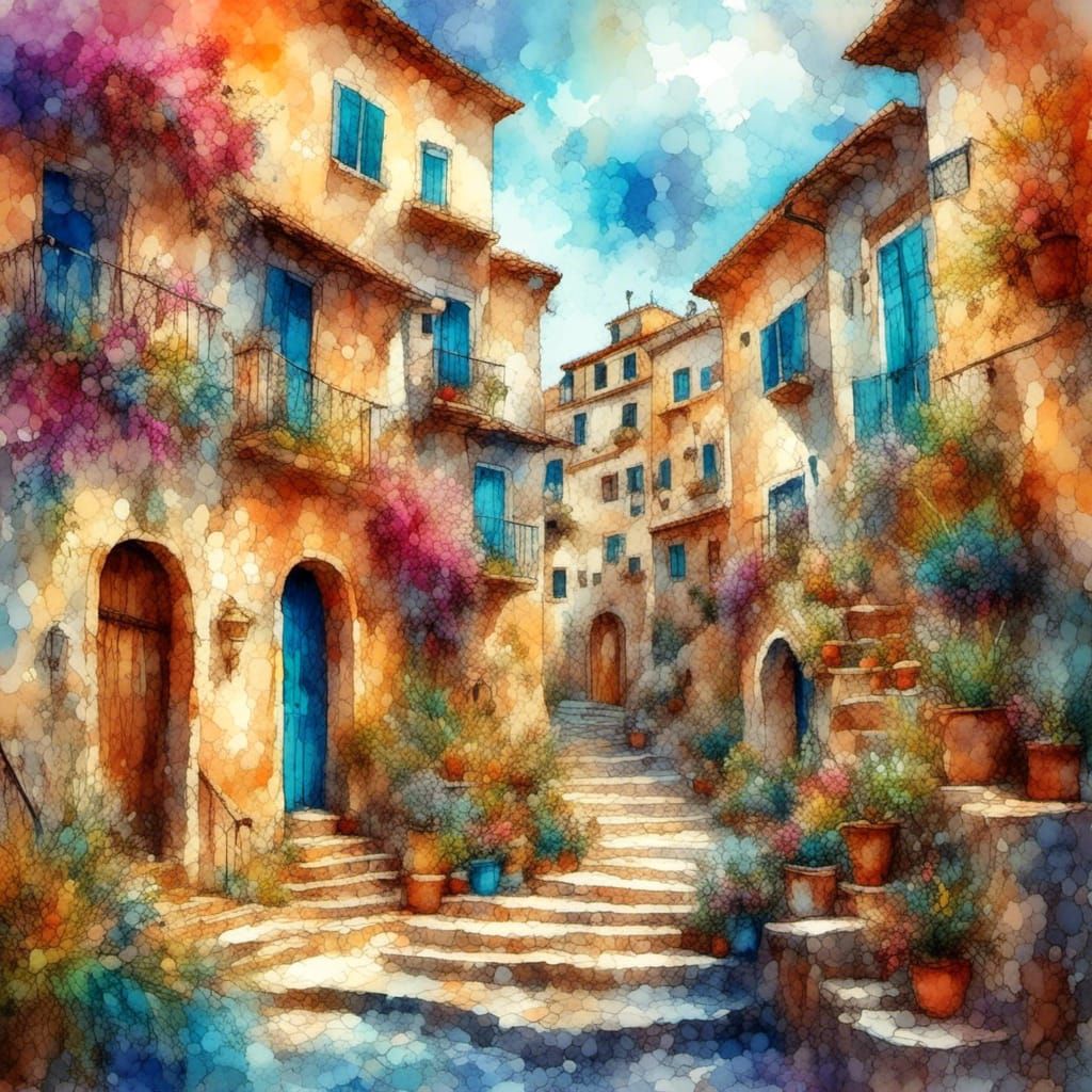 Old Street in Italian Village