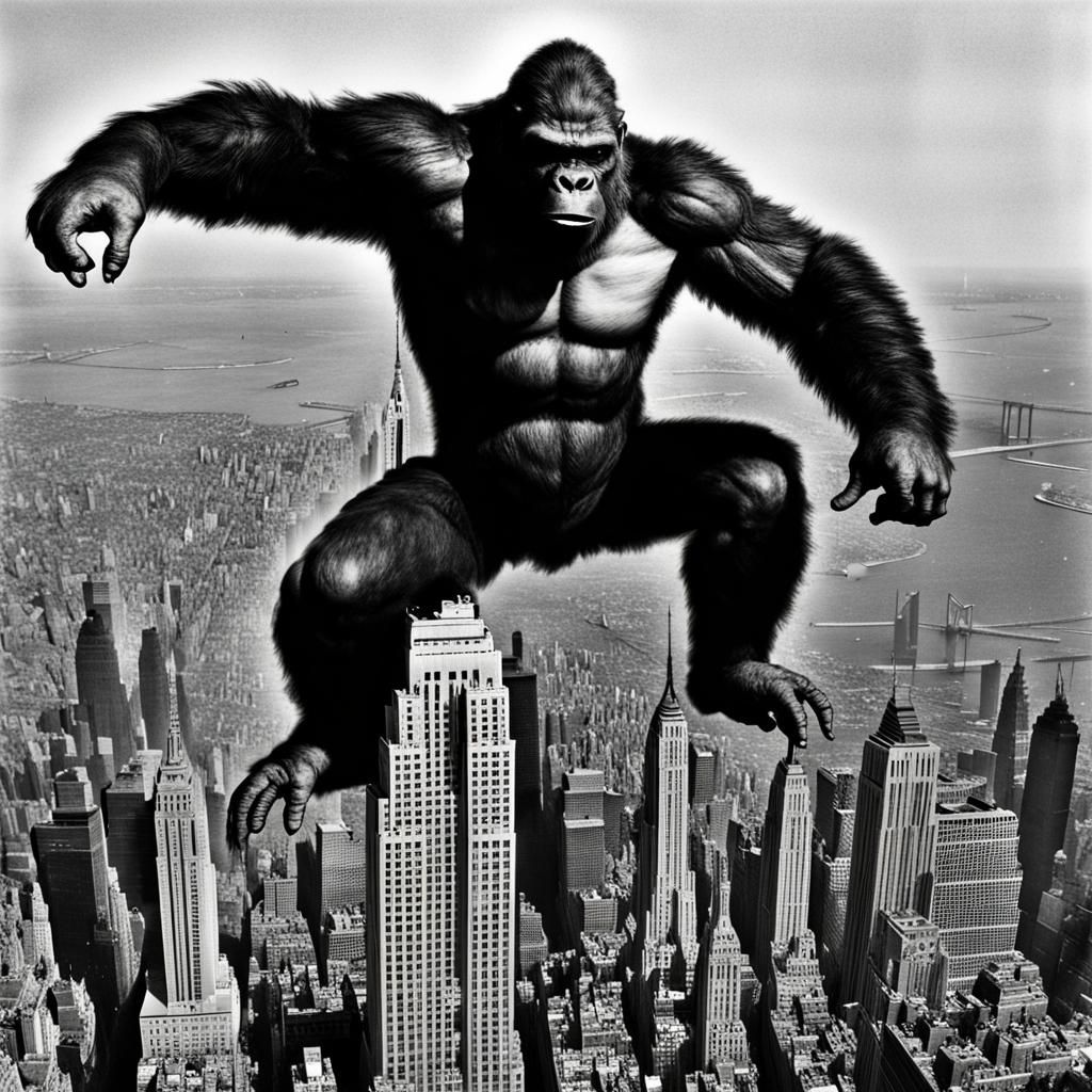 King Kong Climbs the Empire State Building