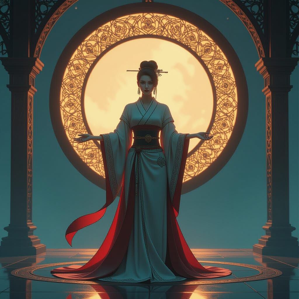 Empress Concept Art with Dynamic Lighting