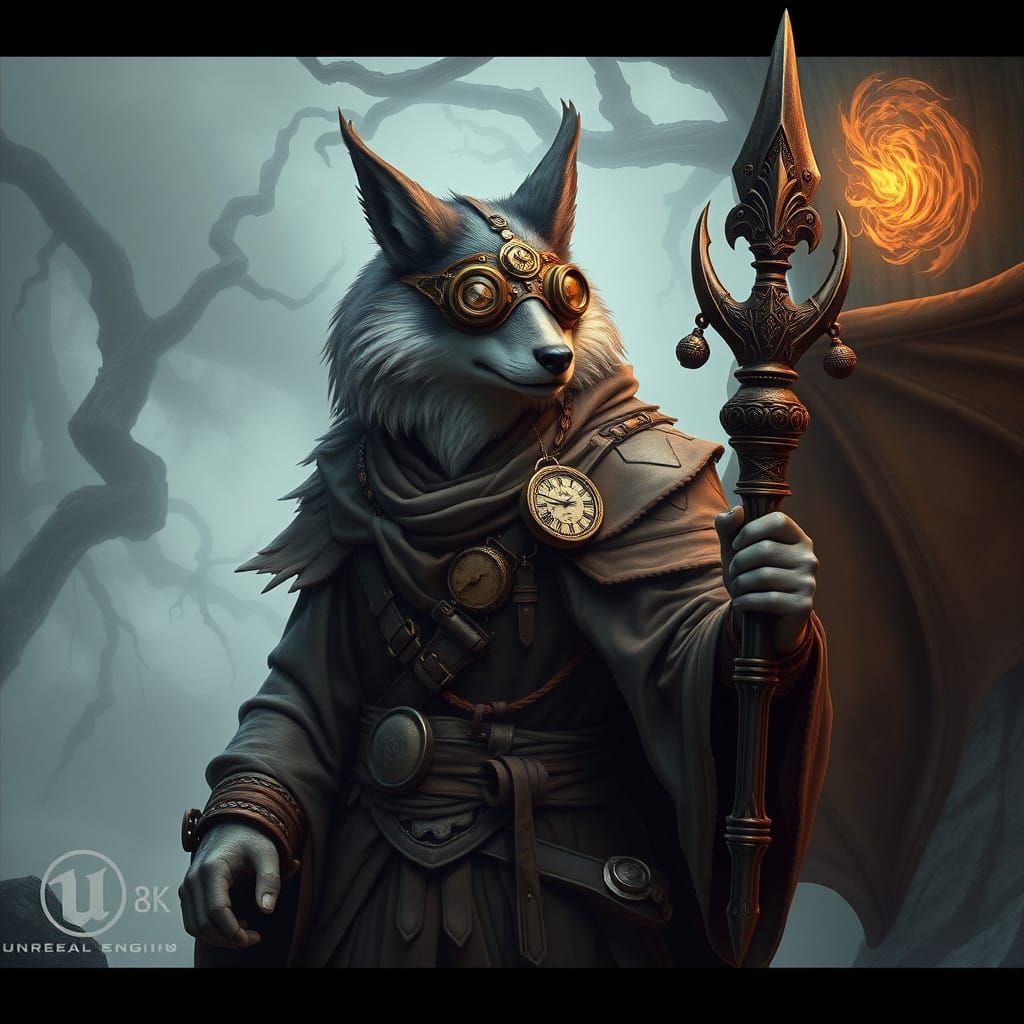 Regal Steampunk Hybrid with Ancient Trees