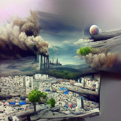 Evocative Matte Painting of a Sad World