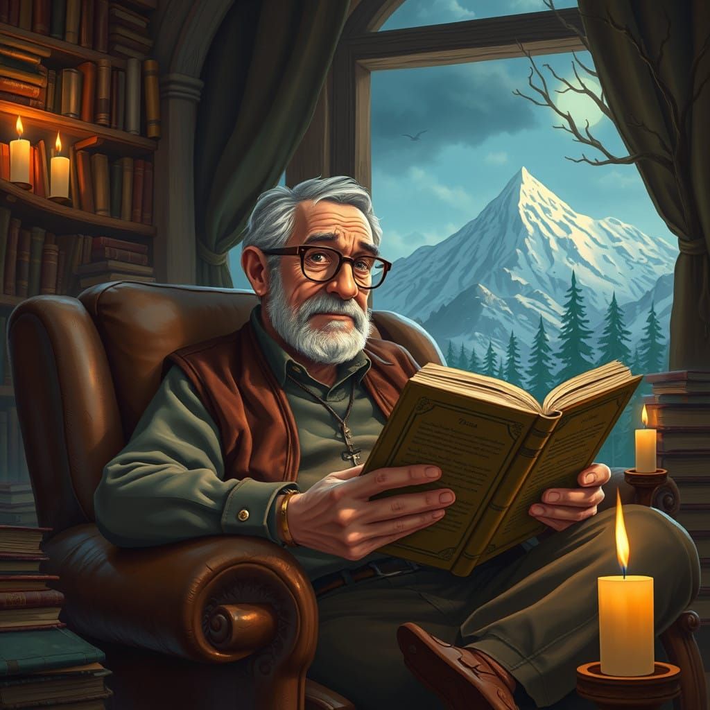 A Man Lost in a Fantastical World of Wonder