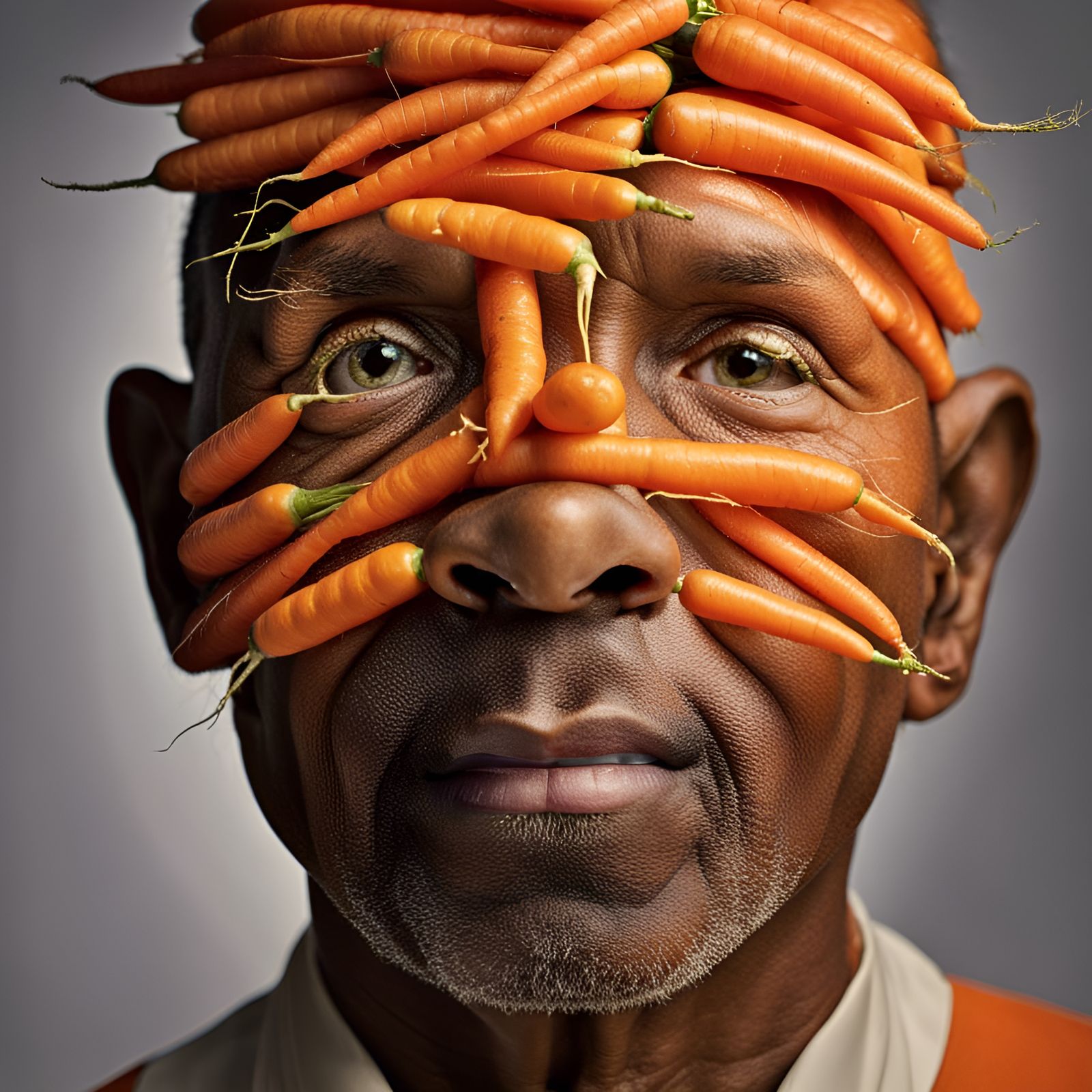 Mackerel and Carrots: Professional Studio Portrait
