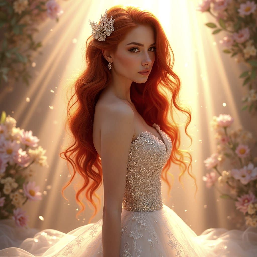 Radiant Bride in Lavender Dream