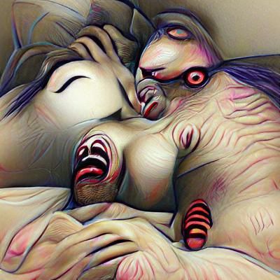 Surreal Nightmare Scene