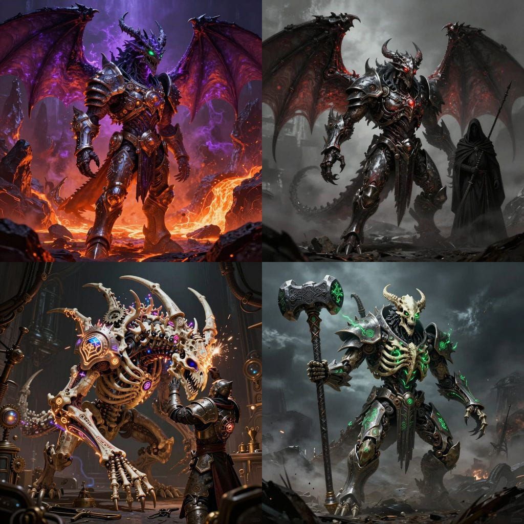 Dracolich Construct for Warforged Artificer